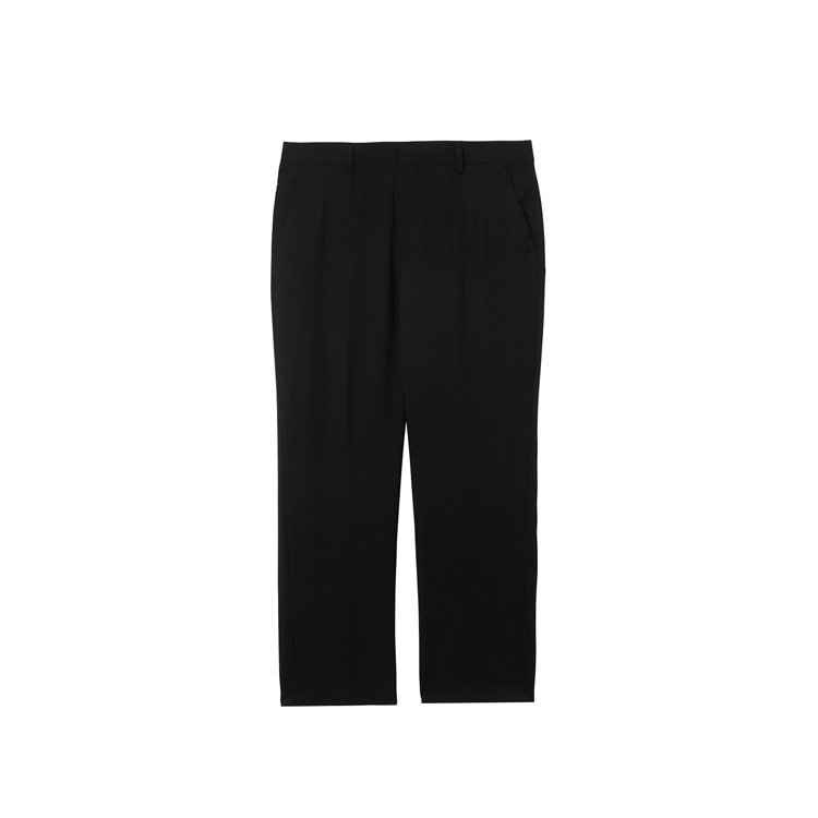 Pure Wool 100% Suit Pants (Black)